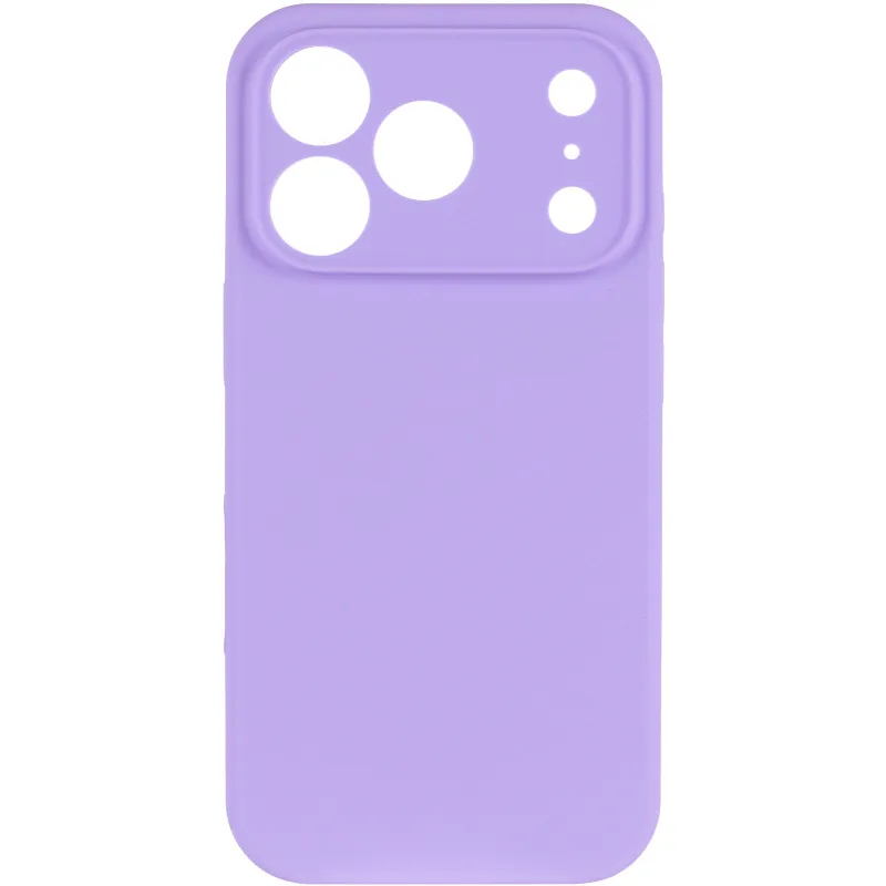 Чехол Silk Full Camera Protective (AA) NO LOGO для Apple iPhone 17 Pro Max (6.9") – Сиреневый / Dasheen. Фото 2 из 5