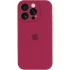 Чехол Silicone Case с защитой камеры для Apple iPhone 13 Pro (6.1") – Красный / Rose Red. Фото 4 из 9