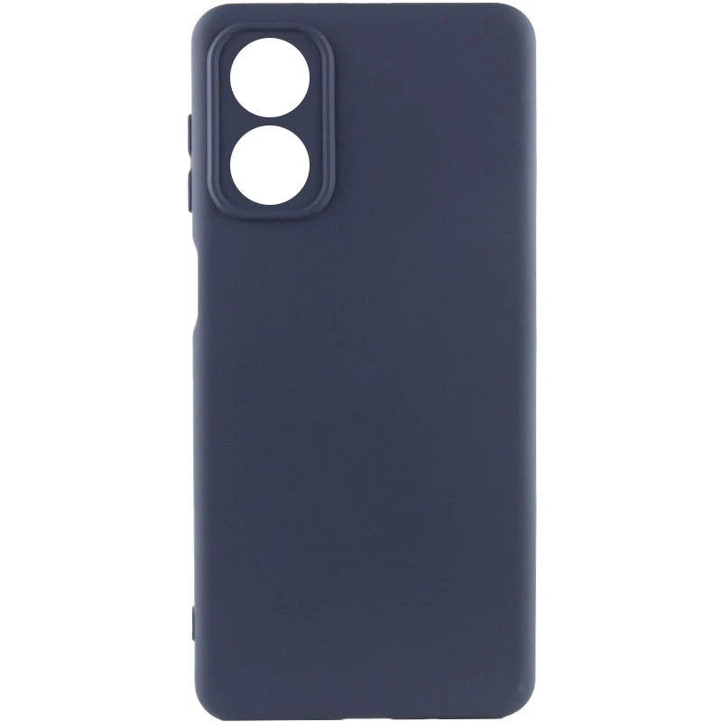 

Чехол Silicone Case Lakshmi с закрытой камерой для Oppo A17 (Синий / Midnight Blue), Синій / midnight blue