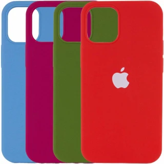 Чохол Silicone Case з закритим низом на Apple iPhone 12 mini (5.4") фото 1 з 3