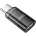 Перехідник Hoco UA36D Type-C male to Lightning female – Black. Фото 4 з 4