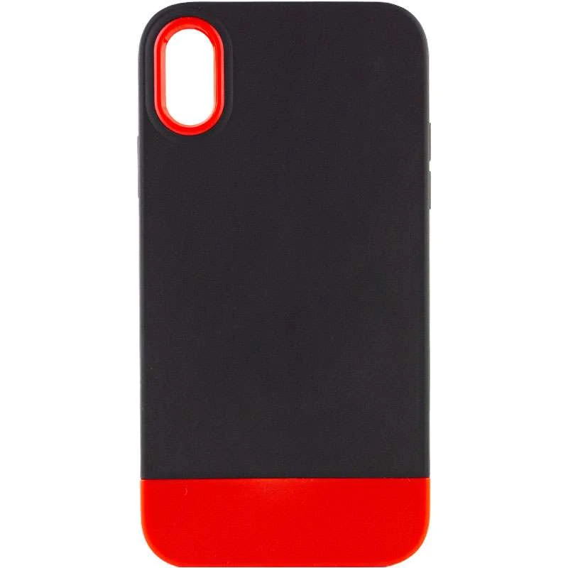 

Двухцветный чехол Bichromatic для Apple iPhone XR (6.1") (Black / Red)