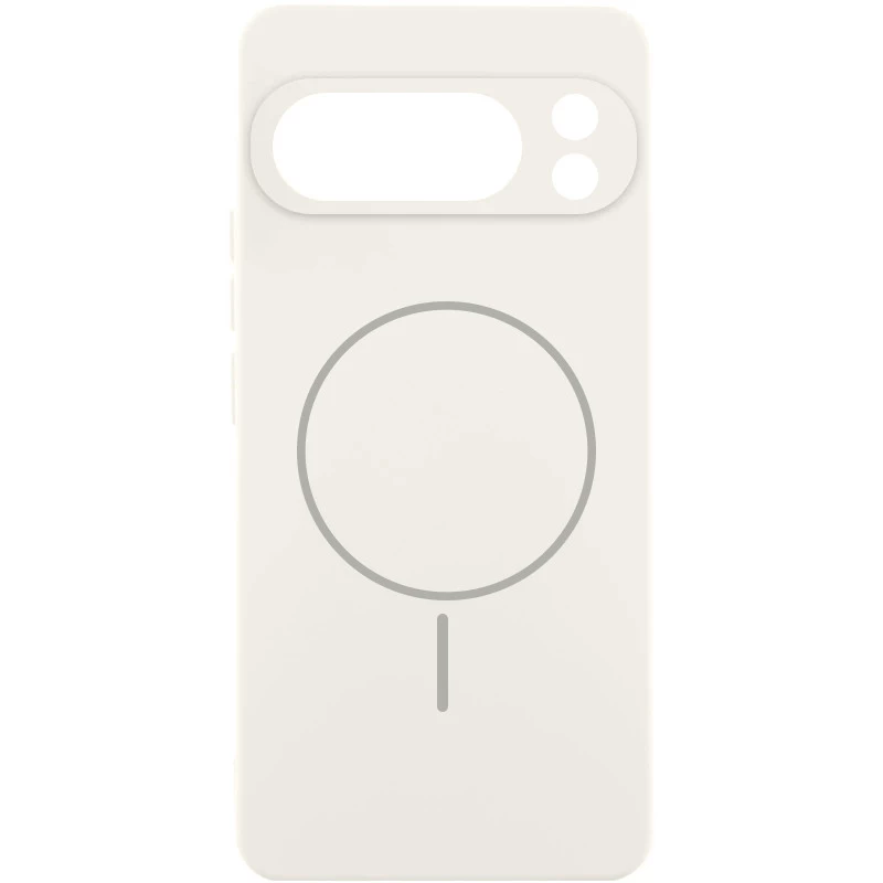Силіконовий чохол Lakshmi MagFit з захистом камери для Google Pixel 9 Pro XL – Білий / White. Фото 1 з 4