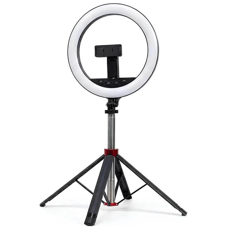 Кільцева світлодіодна LED лампа Neepho L15" + stand – Black. Фото 2 з 4