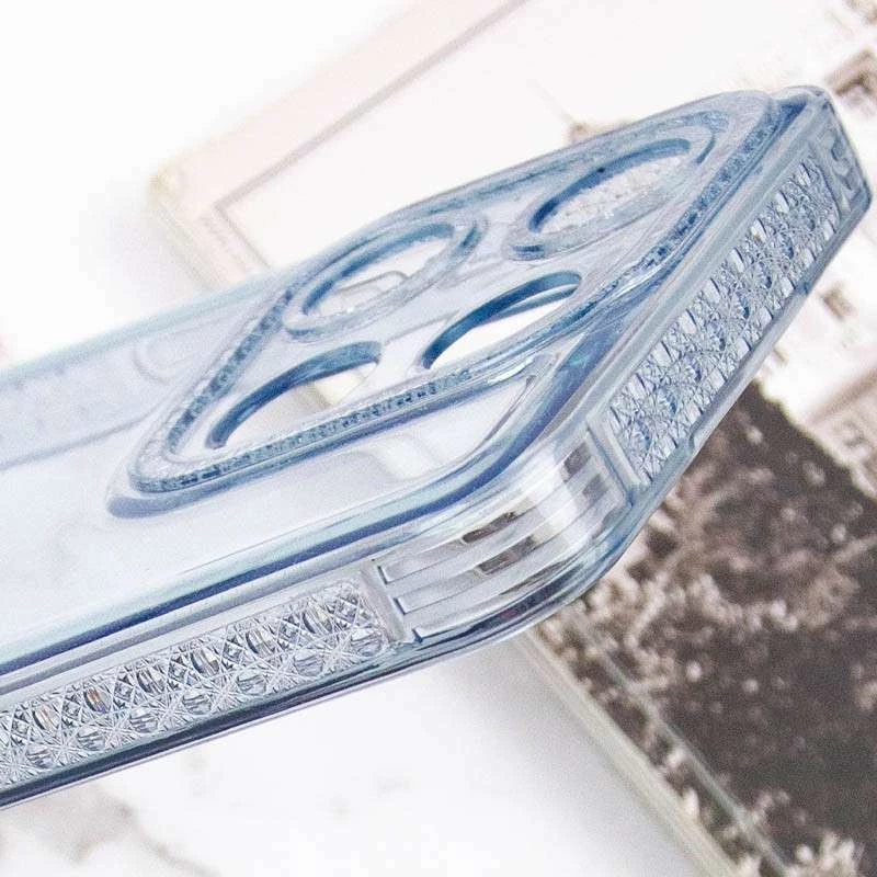 Силіконовий чохол з візерунком на Tecno Pop 7 – Блакитний. Фото 6 з 6