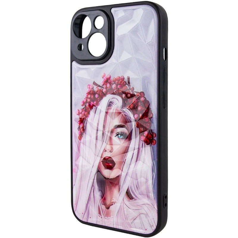 Стеклянный чехол Prisma Ladies на Apple iPhone 14 (6.1") – Ukrainian Girl. Фото 6 из 9