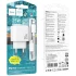 МЗП Hoco CS53A Surplus PD25W (1USB-C) + Type-C to Lightning – White. Фото 6 з 8