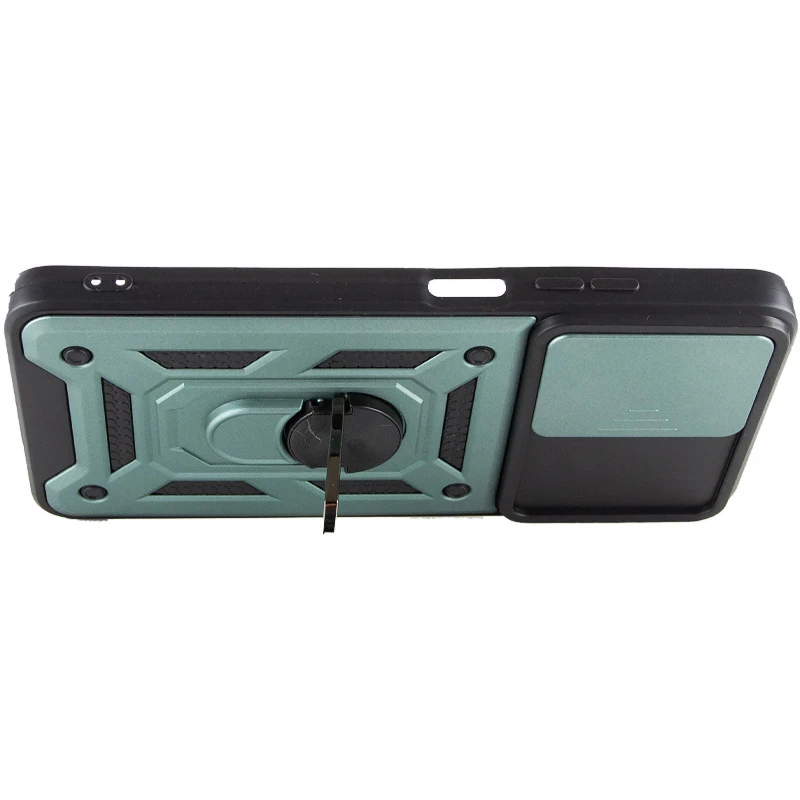 Ударопрочный чехол Ummi Camshield Serge Ring (in box) для Samsung Galaxy A27 – Зеленый / Green. Фото 3 из 3