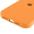 Чехол Silicone Case с закрытым низом для Apple iPhone 17 Pro Max (6.9") – Оранжевый / Orange. Фото 6 из 8