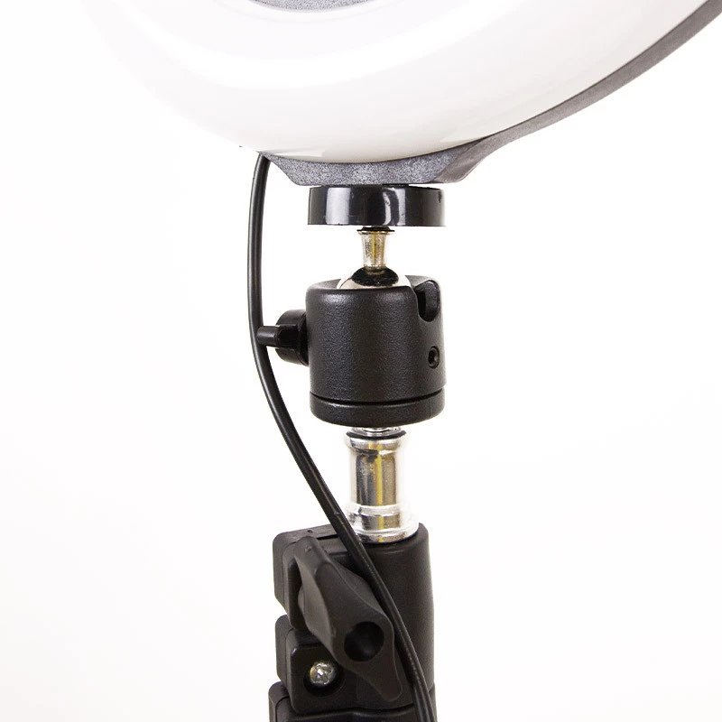 Кольцевая светодиодная LED лампа Arc Ring 8" + tripod 2.1m – Black. Фото 12 из 12