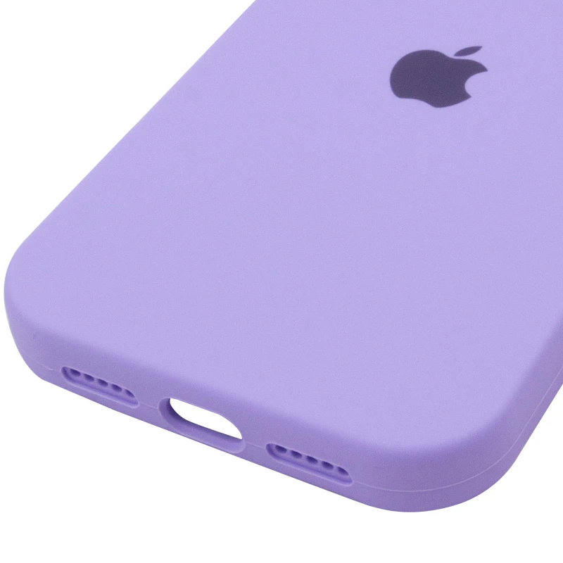 Чехол Silicone Case (AA) Logo with MagSafe для Apple iPhone 17 Pro Max (6.9") – Сиреневый / Dasheen. Фото 12 из 13