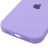 Чехол Silicone Case (AA) Logo with MagSafe для Apple iPhone 17 Pro Max (6.9") – Сиреневый / Dasheen. Фото 12 из 13