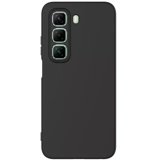 Чёрный силиконовый чехол Epik с защитой камеры для Infinix Hot 50 4G фото 1 Чёрный силиконовый чехол Epik с защитой камеры для Infinix Hot 50 4G фото 1 из 1