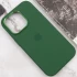 Чохол Silicone Case з металевими кнопками на Apple iPhone 13 Pro (6.1") – Зелений / Clover. Фото 8 з 9