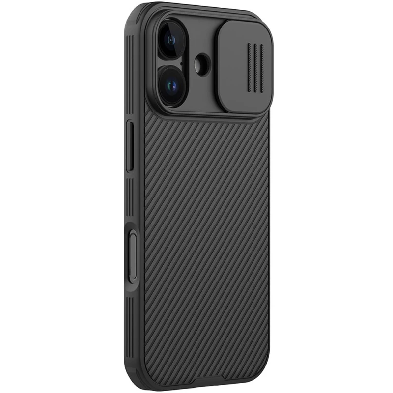 Карбована накладка Nillkin Pro зі шторкою для камери на Apple iPhone 17 (6.3") – Black. Фото 2 з 10