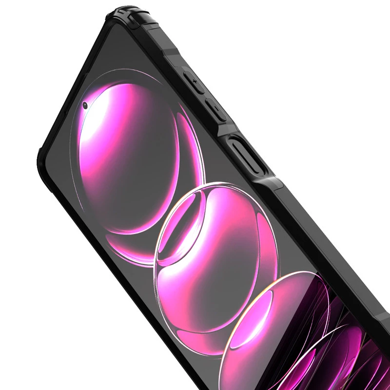 Протиударний чохол з посиленими кутами Immortal на Xiaomi Poco C75 – Чорний. Фото 3 з 3