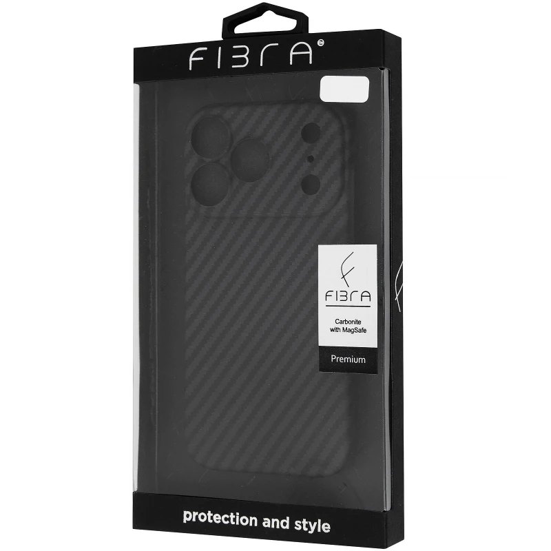 Пластиковая накладка Fibra Carbonite для Apple iPhone 17 Pro Max (6.9") – Black. Фото 4 Пластиковая накладка Fibra Carbonite для Apple iPhone 17 Pro Max (6.9") – Black. Фото 4 из 4