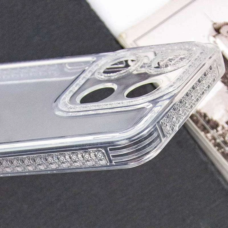 Силіконовий чохол з візерунком на Tecno Pop 7 – Прозорий. Фото 6 з 6