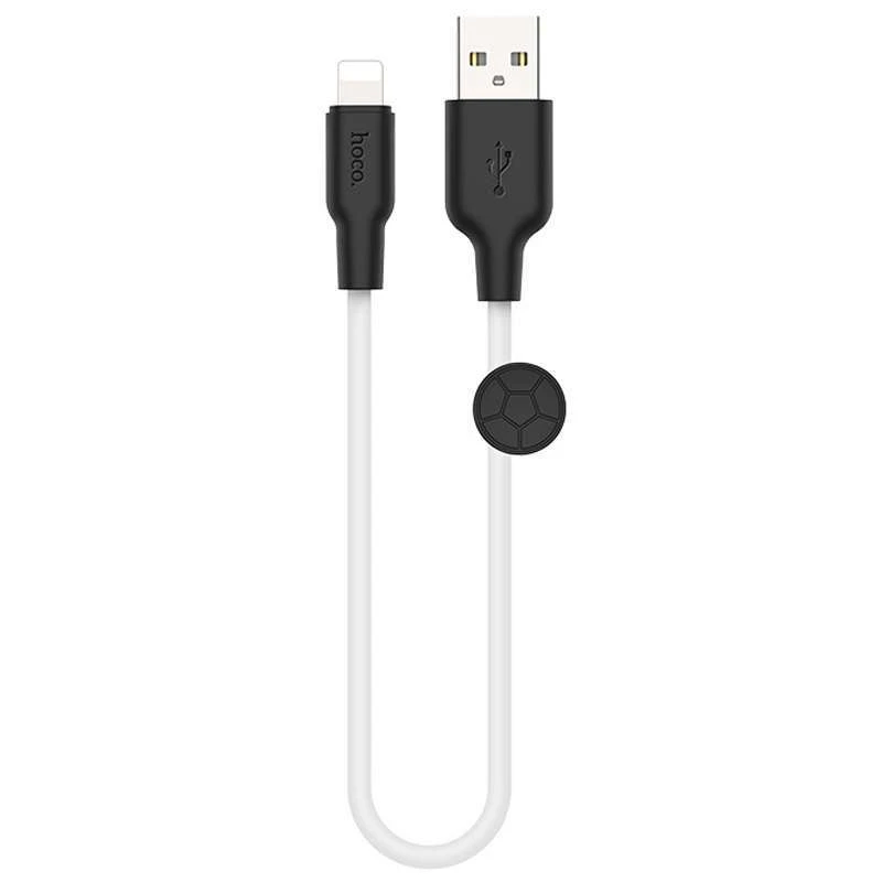 

Дата кабель Hoco X21 Plus Silicone Lightning Cable (0.25m) (black_white)