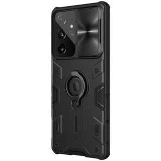 Пластикова накладка Nillkin Armor зі шторкою для камери та кільцем на Samsung Galaxy S22 Ultra фото 1 Пластикова накладка Nillkin Armor зі шторкою для камери та кільцем на Samsung Galaxy S22 Ultra фото 1 з 1