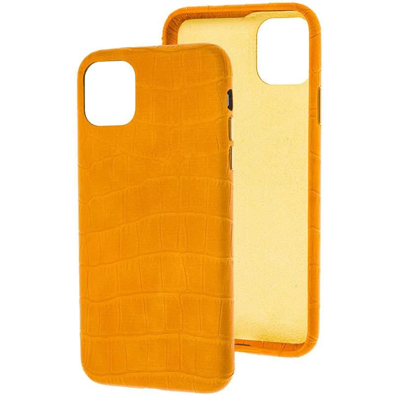 

Шкіряний чохол Croco на Apple iPhone 11 Pro (5.8") (Yellow)