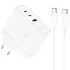 МЗП Borofone BN11 Imperial PD100W+QC3.0 (1USB-A/2C) + кабель Type-C to Type-C фото 1 з 1