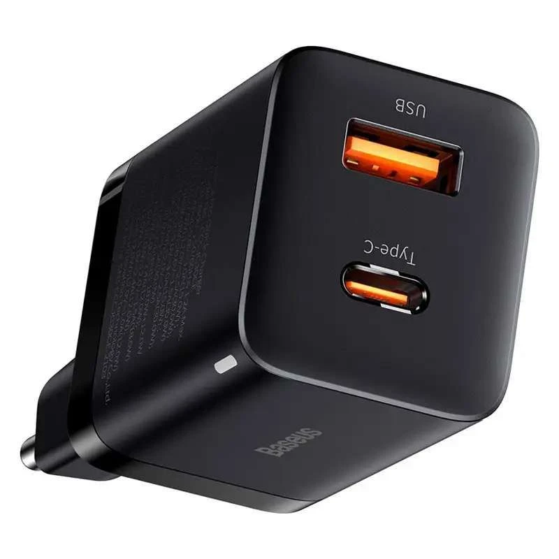 МЗП Baseus Super Si Pro Quick Charger 30W – Black. Фото 5 з 7