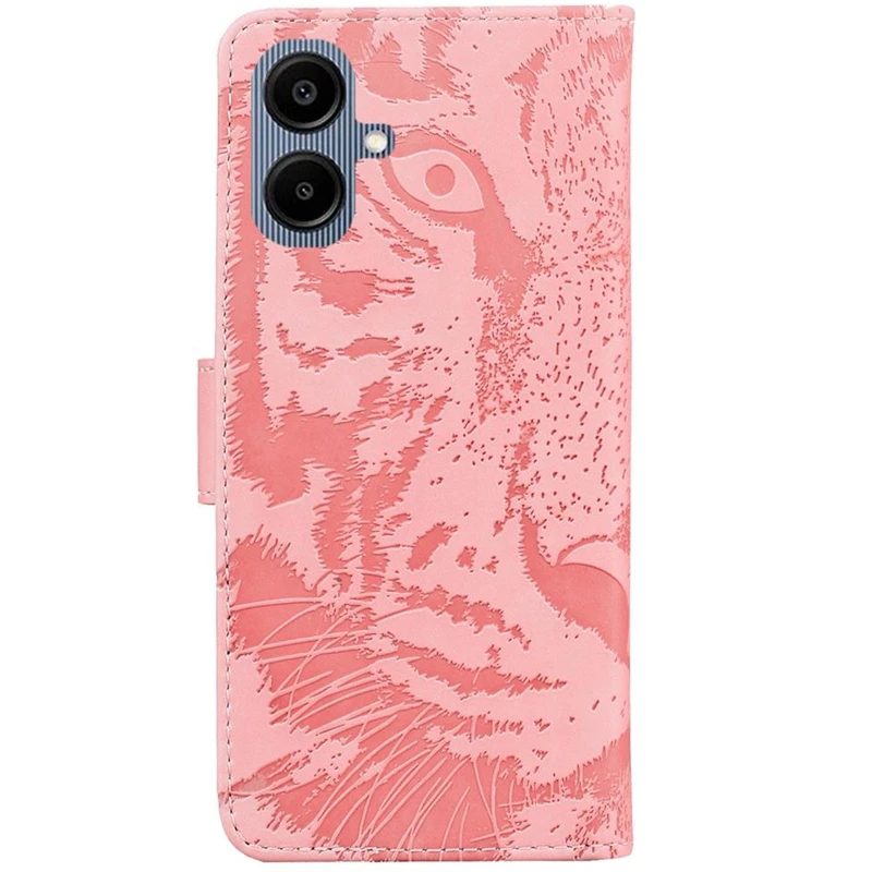 Шкіряний чохол-книжка Tiger для Samsung Galaxy A07 – Pink. Фото 2 з 7