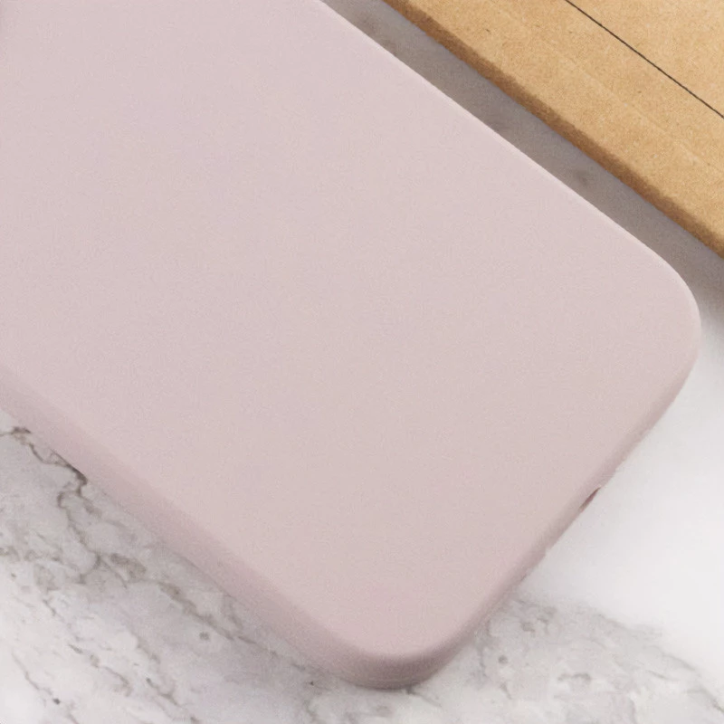 Чехол с закрытым низом Silicone Case для Apple iPhone 12 Pro Max (6.7") – Серый / Lavender. Фото 3 из 3