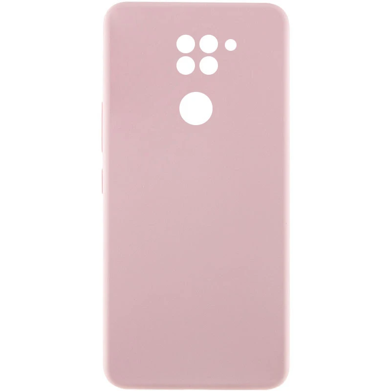 Чехол Silicone Case Lakshmi Premium з закритою камерою на Xiaomi Redmi Note 9 / Redmi 10X – Розовый / Pink Sand. Фото 1 из 3