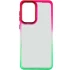 Силиконовый чехол фреш для Xiaomi Redmi Note 11 Pro 4G/5G – Салатовый / Розовый. Фото 3 из 5