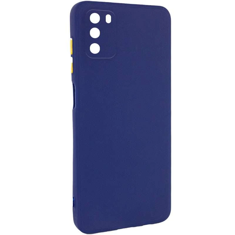 

Силіконовий чохол TPU Square з захистом камери на Xiaomi Poco M3 (Синій)