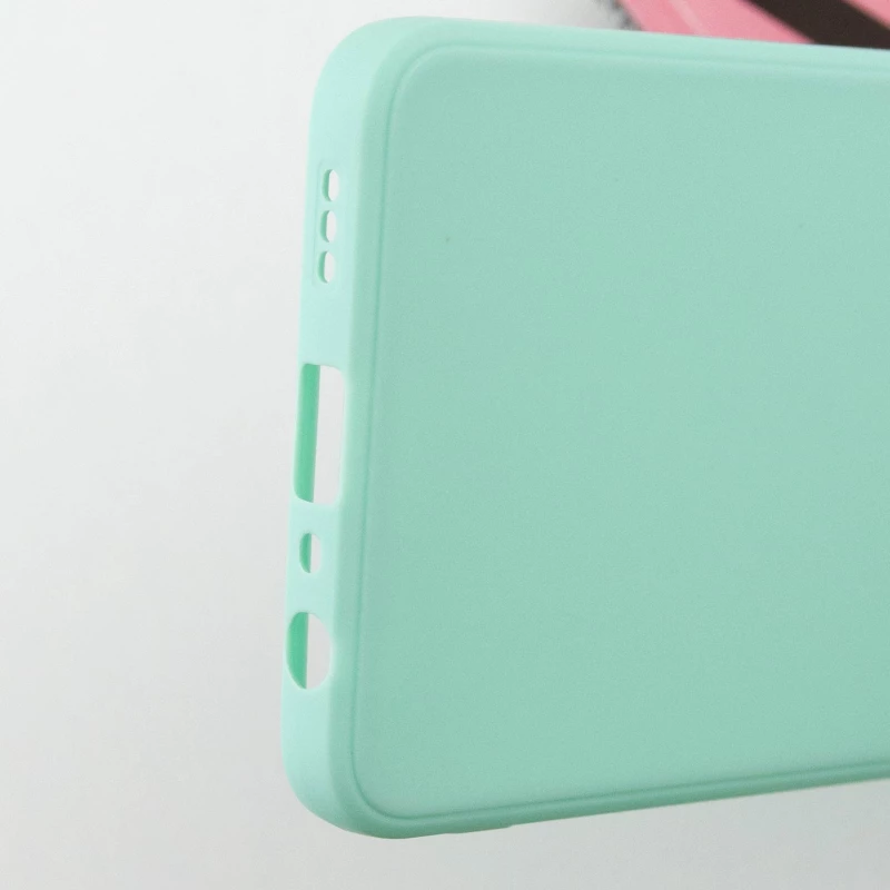 Цветной силиконовый чехол с защитой камеры для Oppo Reno 8T 4G – Зеленый / Menthol. Фото 8 из 8