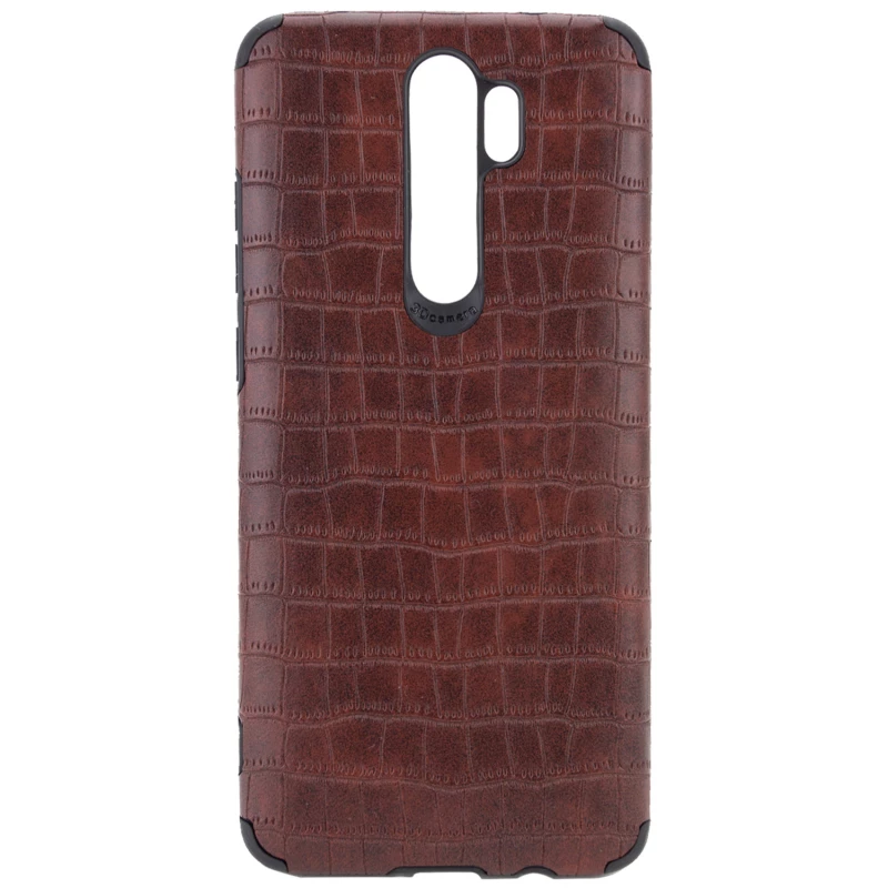 

Кожаная накладка Epic Vivi Crocodile series для Xiaomi Redmi Note 8 Pro (Темно-коричневый), Темно-коричневий