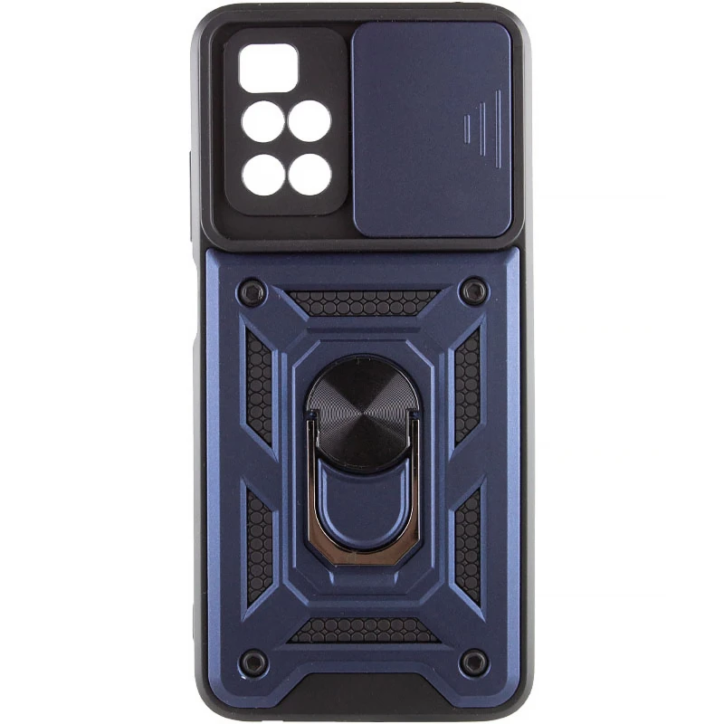 Удароміцний чохол Ummi Camshield Serge Ring (in box) для Xiaomi Redmi 10 – Синій / Navy. Фото 1 з 3