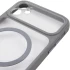 Чохол TPU GETMAN Moon Clear with MagSafe для Apple iPhone 12 (6.1") – Grey. Фото 6 з 7