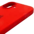 Чехол Silicone Case с закрытым низом для Apple iPhone 17 (6.3") – Красный / Red. Фото 5 из 6