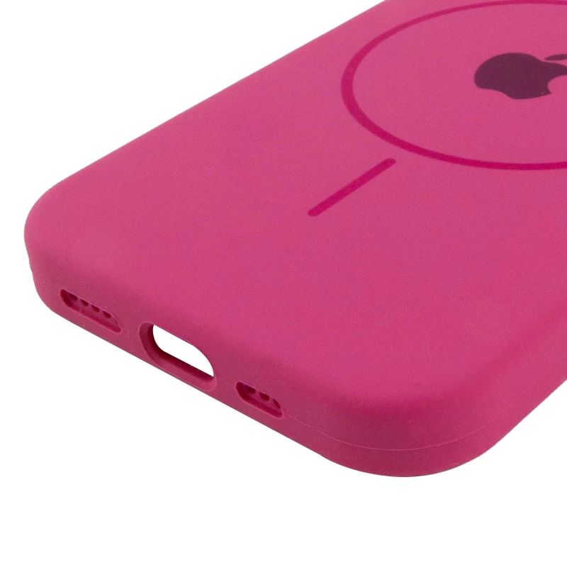 Чехол Silicone Armor Max with MagSafe для Apple iPhone 12 Pro Max (6.7") – Малиновый / Dragon Fruit. Фото 6 из 6