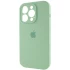 Чехол Silicone Case с защитой камеры для Apple iPhone 15 Pro (6.1") – Зеленый / Pistachio. Фото 3 из 6