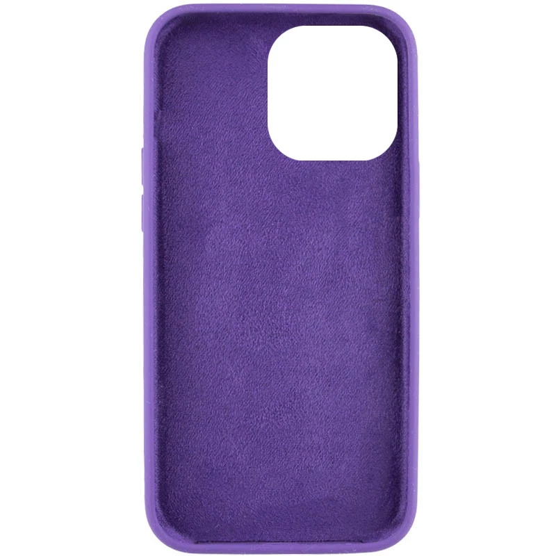 Чохол з закритим низом Silicone Case на Apple iPhone 16 – Фіолетовий / Amethyst. Фото 7 з 12