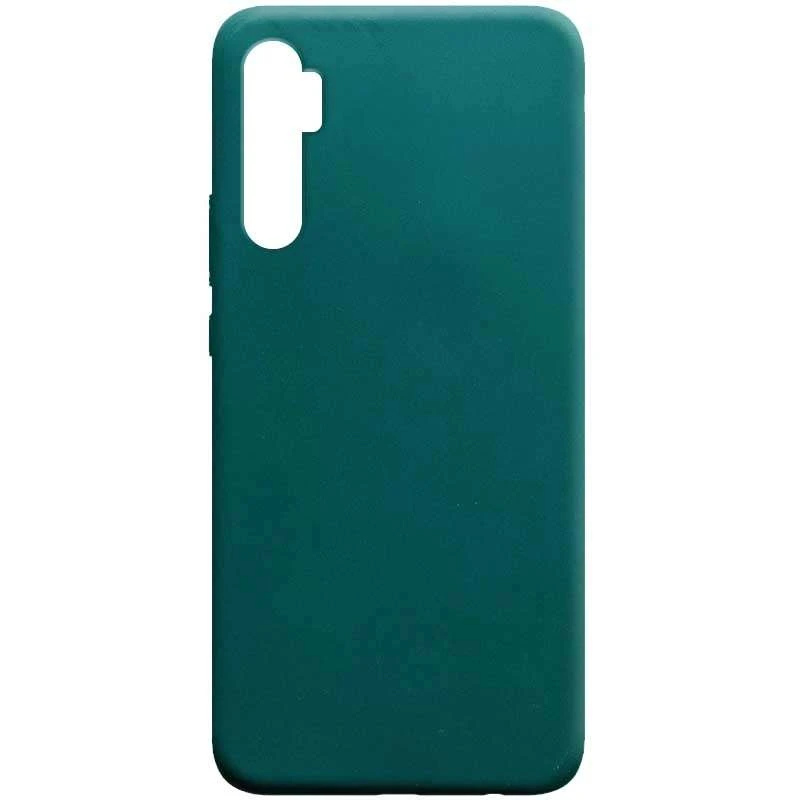 

Кольоровий силіконовий чохол на Xiaomi Mi Note 10 Lite (Зелений / Forest green)