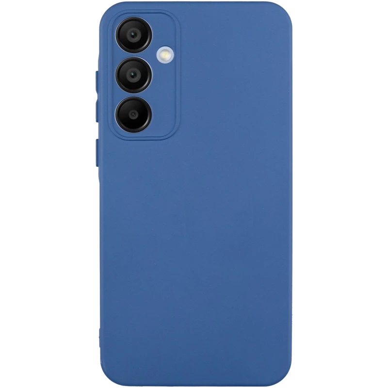 Чехол Silicone Case Lakshmi Plus с закрытой камерой для Samsung Galaxy S23 FE – Синий / Navy Blue. Фото 1 из 5