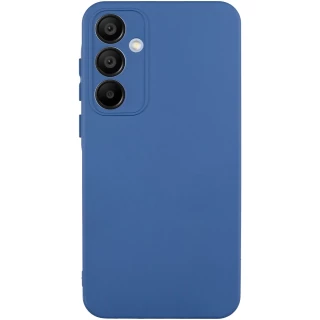 Чехол Silicone Case Lakshmi с закрытой камерой для Samsung Galaxy S24+ — Синий / Navy Blue