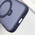 Кольоровий TPU+PC з металевими кнопками, кільцем та MagSafe на Apple iPhone 16 Pro Max – Dark Blue. Фото 14 з 14