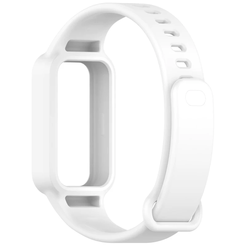 Силиконовый ремешок для Xiaomi Mi Smart Band 9 Active – White. Фото 2 из 2