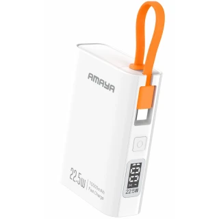 Портативное ЗУ Power Bank Amaya FD50 22.5W with display and cable 10000 mAh фото 1 из 1