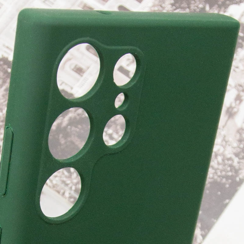 Чехол Silicone Case Lakshmi Premium з закритою камерою на Samsung Galaxy S26 Ultra – Зеленый / Cyprus Green. Фото 6 из 7