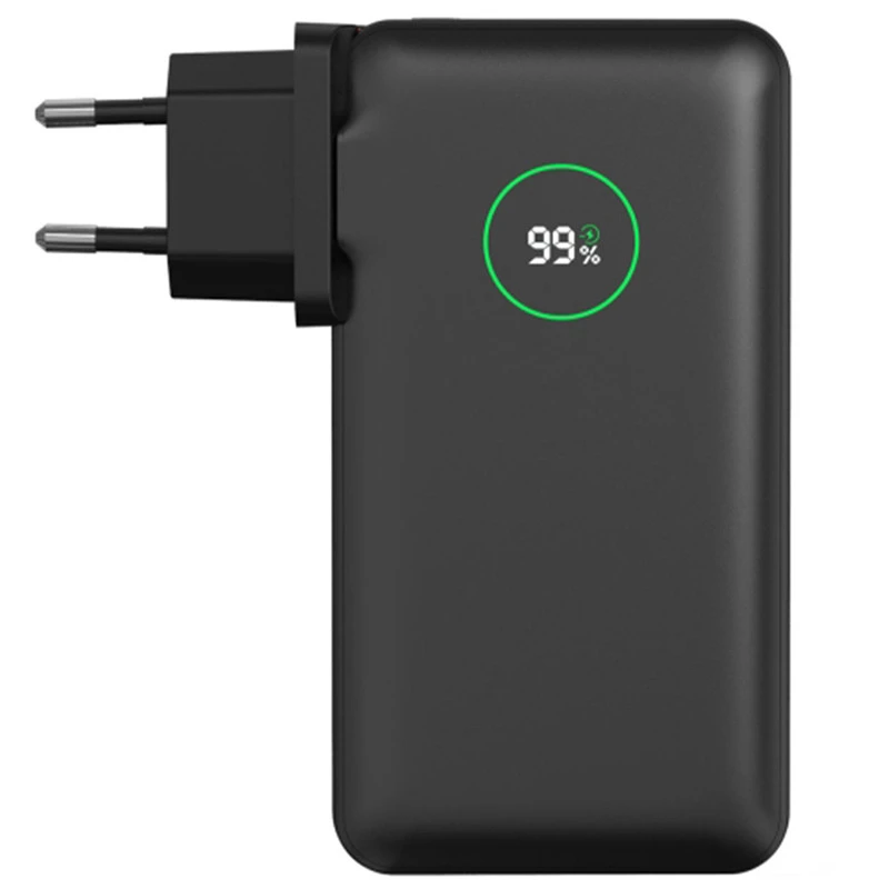 Портативний ЗП Power Bank WIWU Wi-P049 PD20W with cable 10000 mAh – Black. Фото 6 з 7