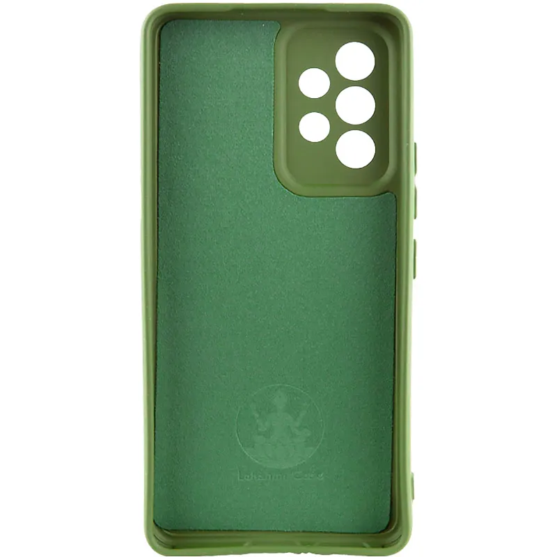 Чехол Silicone Cover Ummi Lakshmi Full Camera (AA) для Samsung Galaxy A13 4G – Зеленый / Dark green. Фото 4 из 4