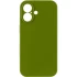 Чохол Silk Full Camera Protective (AA) NO LOGO для Apple iPhone 16 Plus – Зелений / Dark Olive. Фото 3 з 8